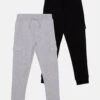 Friboo Unisex 2 PackPantaloni SportiviGrey/Black Bambini Pantaloni F5724B02C-C11 -Friboo 29bdd409e6c742b2abeae4958f463dd4