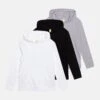 Friboo 3 PackFelpa Con CappuccioMulti-Coloured/ Black/Grey Bambini Pullover & Cardigan F5724K02O-T11 -Friboo 4e9118e124c74a6289c86482b30b46a6