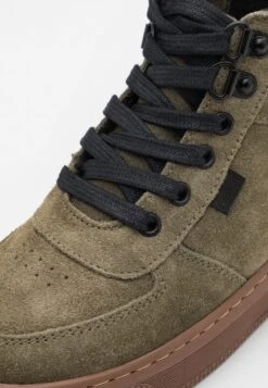 Friboo Leather - Stivaletti Stringati - Khaki -Friboo 73eecdfa61fa41fdacdbb49c6547e32d