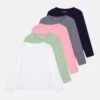Friboo 5 PackMaglietta A Manica LungaMulti-Coloured/Pink/Green Bambini T-shirt & Top F5723G077-T12 -Friboo 8732a8b8ceda49e4926406520189aedf