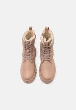 Friboo Leather - Stivaletti Stringati - Nude -Friboo 8e60ee29fbb24b5a8fe5a525270c76c7