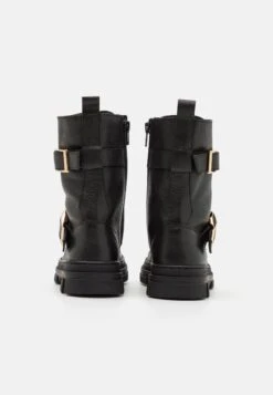 Friboo LeatherStivali Con I Lacci Black Bambini Stivali F5713J04F-Q11 -Friboo 92a96d14a4834625a43586f08b801a3a