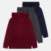 Friboo 3 PackFelpa Con CappuccioMulti-Coloured/Blue/Dark Red Bambini Pullover & Cardigan F5724K02O-T12 -Friboo 95f92ce57963469bacec7cc15d159f66