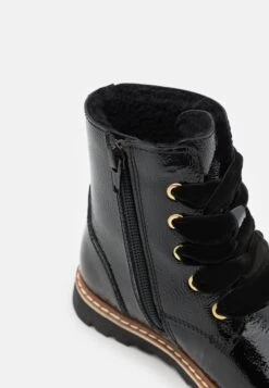 Friboo Leather - Stivaletti Stringati - Black -Friboo e7b98459d0804c45a204ca1fc7709682