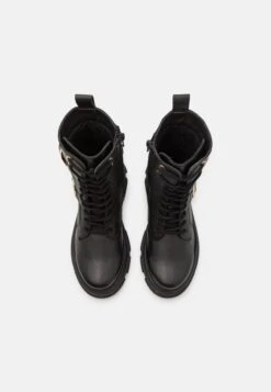 Friboo LeatherStivali Con I Lacci Black Bambini Stivali F5713J04F-Q11 -Friboo ed3972f8174c4cbb9ff5c727f3f2bcb8